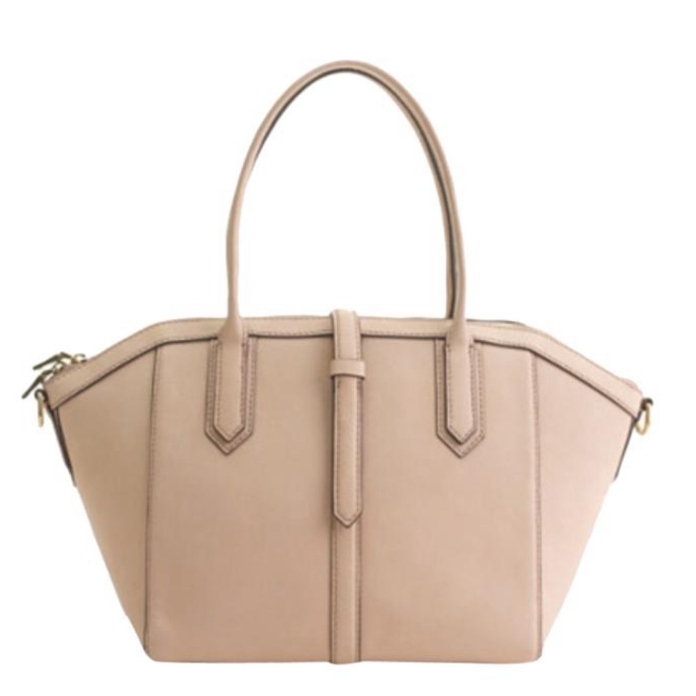 J.Crew Tartine Leather Satchel Vintage Sandstone - Picture 1 of 2